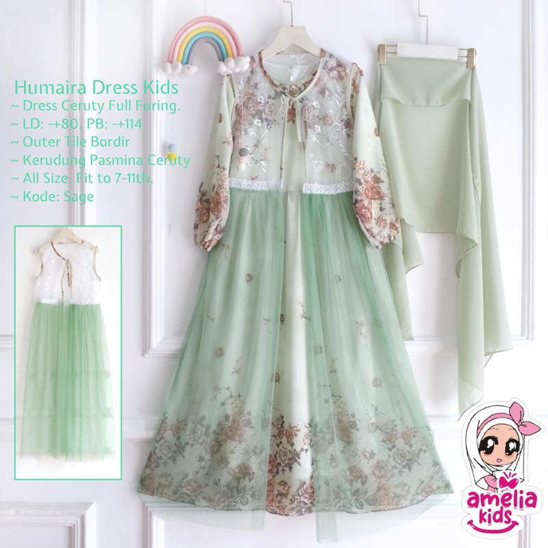 Neww  Humaira Dress Kids