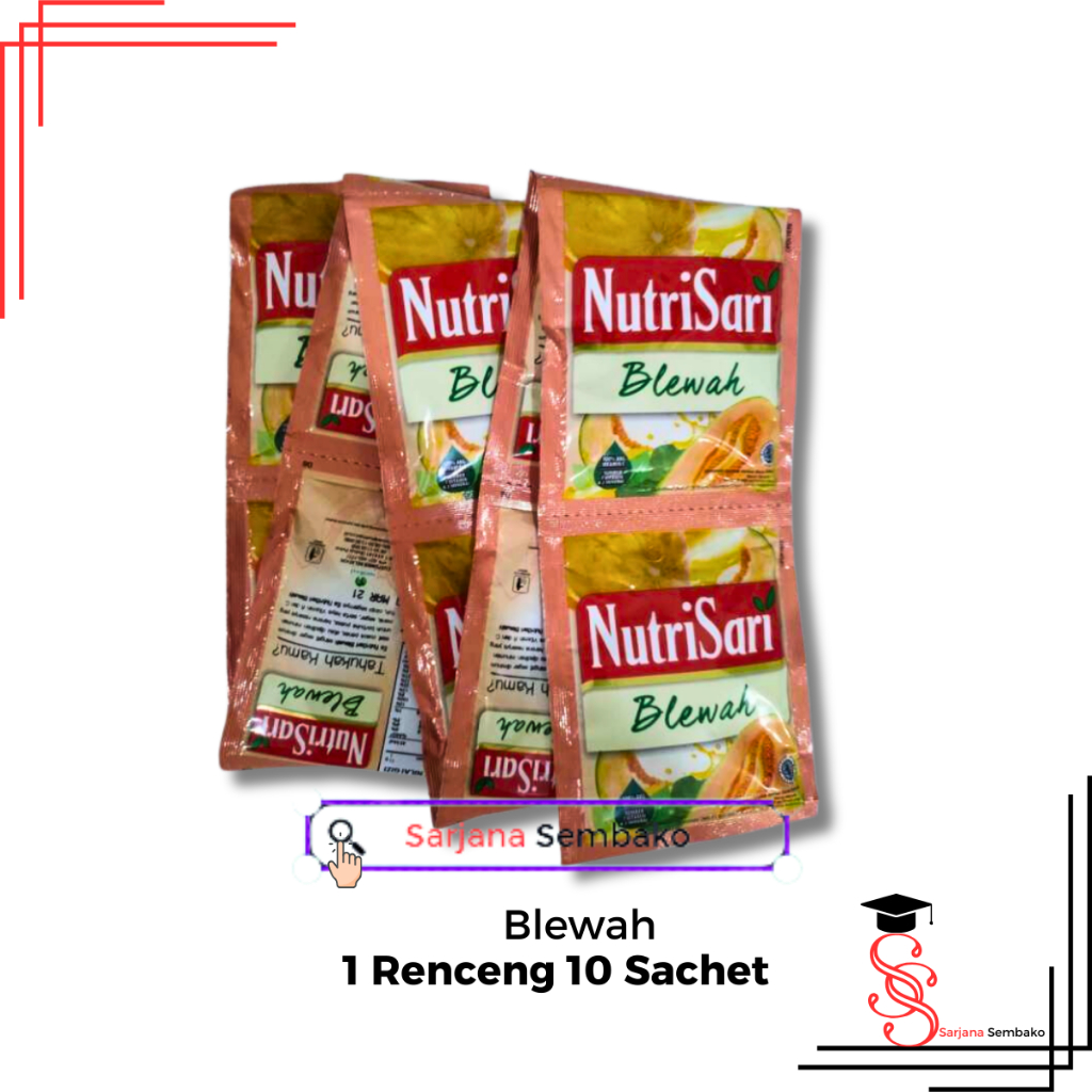 

Nutrisari Blewah - 1 Renceng 10 Sachet