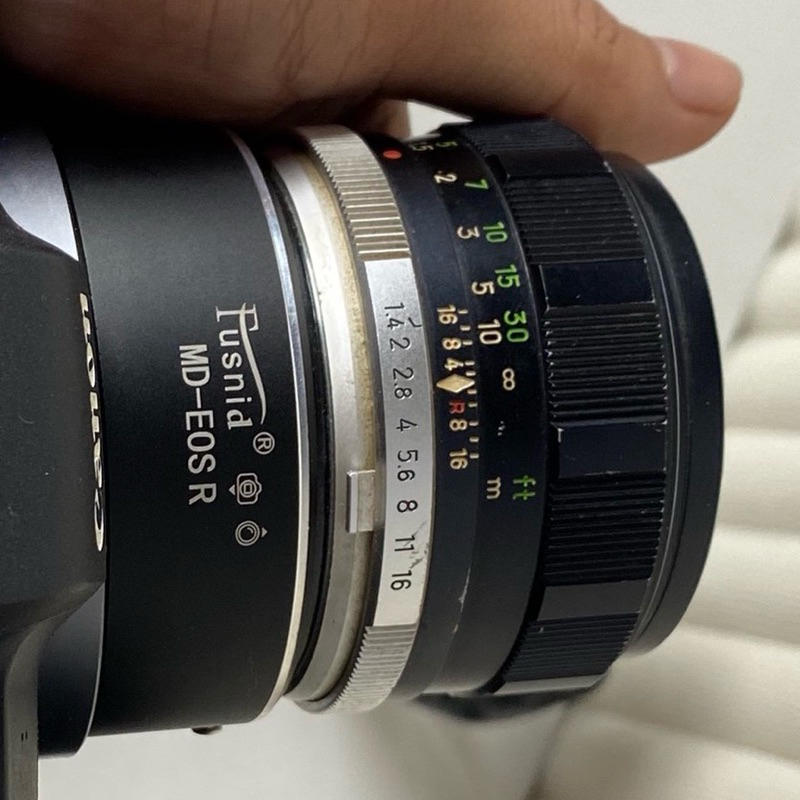 Minolta MC Rokkor PF 58mm F1.4 Bonus Adapter RF Mount