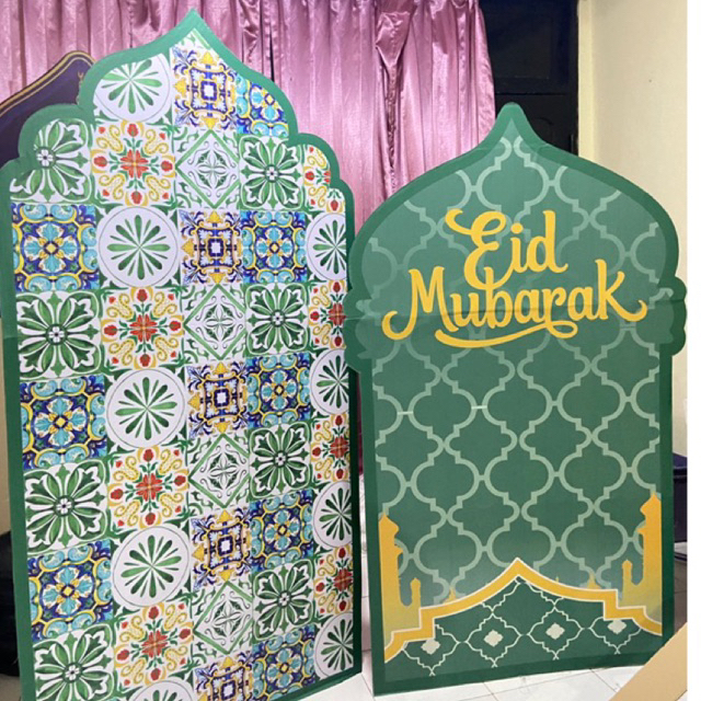 PAKET BACKDROP IDUL FITRI / HIASAN LEBARAN / HIASAN IDUL FITRI