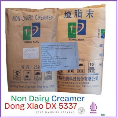 

NDC / Non Dairy Creamer / Krimer non susu Ex Dong Xiao Dx 5337, DX 5336, DX 3333 dan King Flower F35, Produk powder/bubuk untuk menggantikan susu sebagai bahan tambahan minuman masa kini untuk kopi, teh, cokelat panas, atau minuman lainnya
