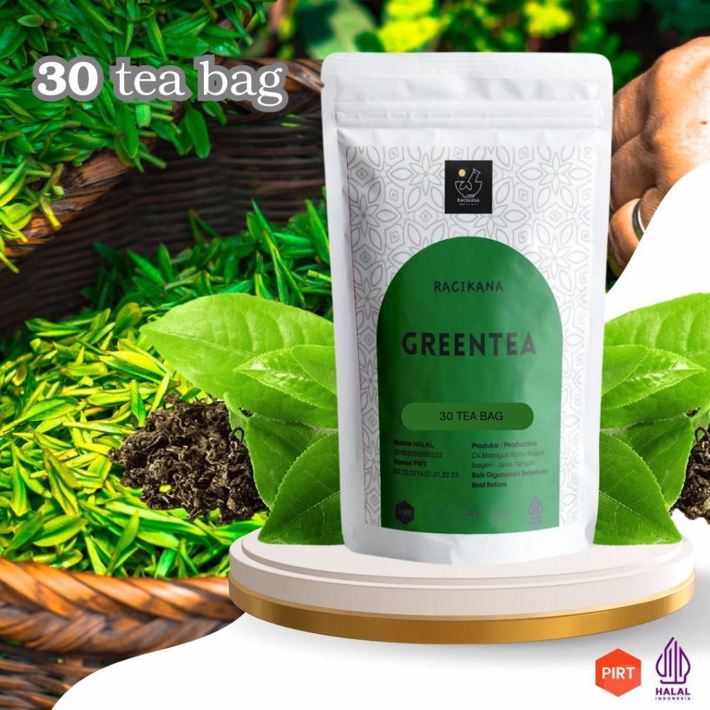 

TEH CELUP GREENTEA / TEH HIJAU / Teh Slimming Detox Diet / 30 Tea Bag