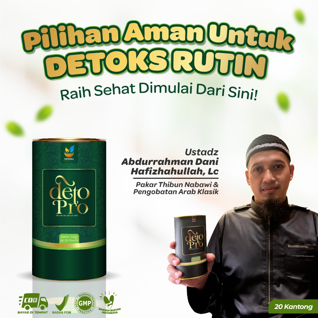 

DETO PRO Teh Herbal Alami Teh Diet Sehat pelangsing Badan untuk Sistem Pencernaan Dalam Usus yang Kotor