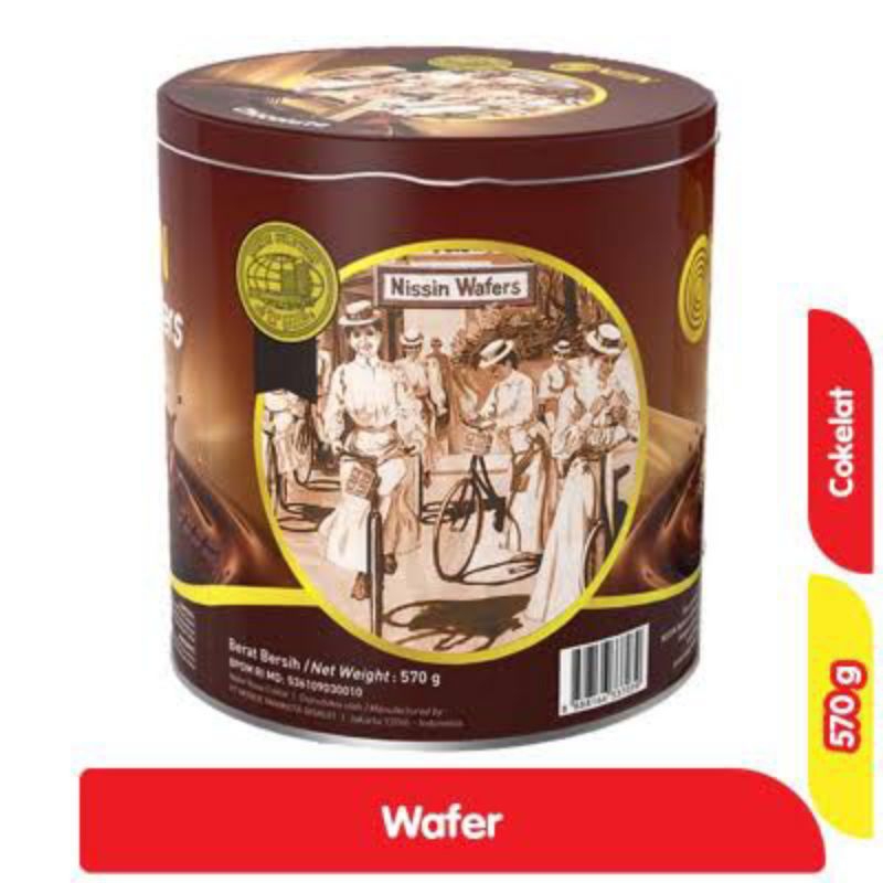 

NISSIN Wafer Coklat Kaleng 570g