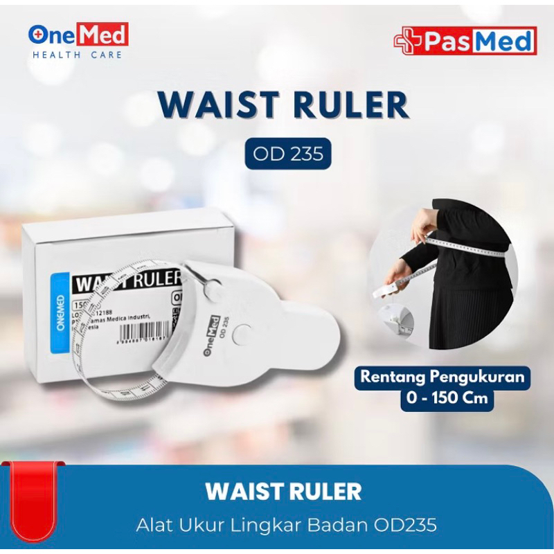 Meteran Badan Gulung Putas Otomatis Alat Ukur Lingkar Tubuh