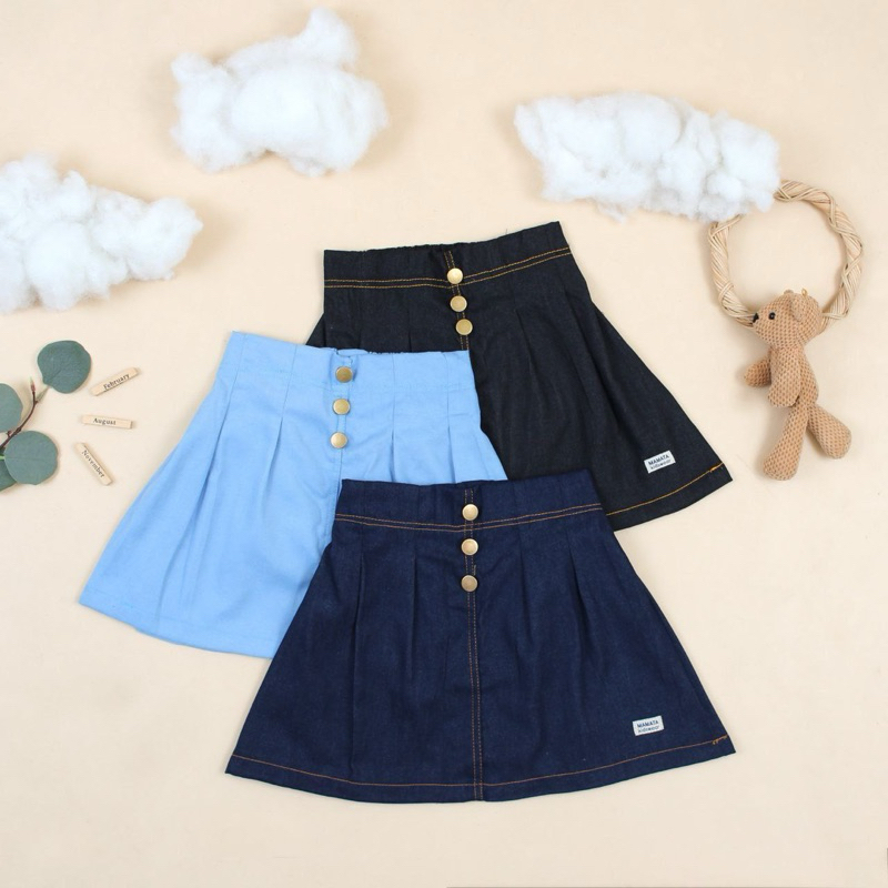 RACHIDKIDS / ROK JEANS ANAK / BELVA SKIRT JEANS