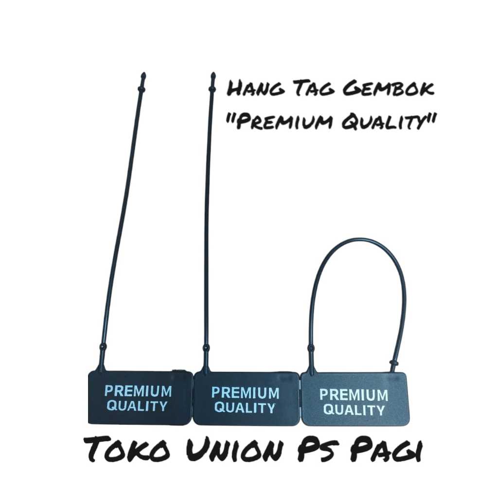 

LABEL/HANGTAG MODEL GEMBOK PUTIH/HITAM - PREMIUM QUALITY ( isi 100 PCS )