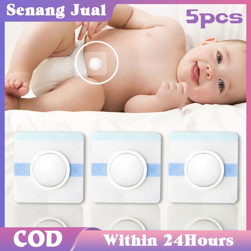5Pcs Penutup Pusar Bayi Bodong / Sabuk Terapi Pusar Bayi / Patch Anti Pusar Bodong