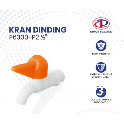 Kran 1/2 Dupon PVC