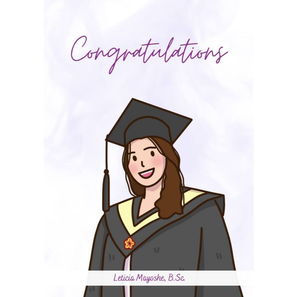 (SOFT COPY ONLY) CUSTOM ILUSTRASI WAJAH / ILUSTRASI DIGITAL / LUKIS WAJAH - WISUDA
