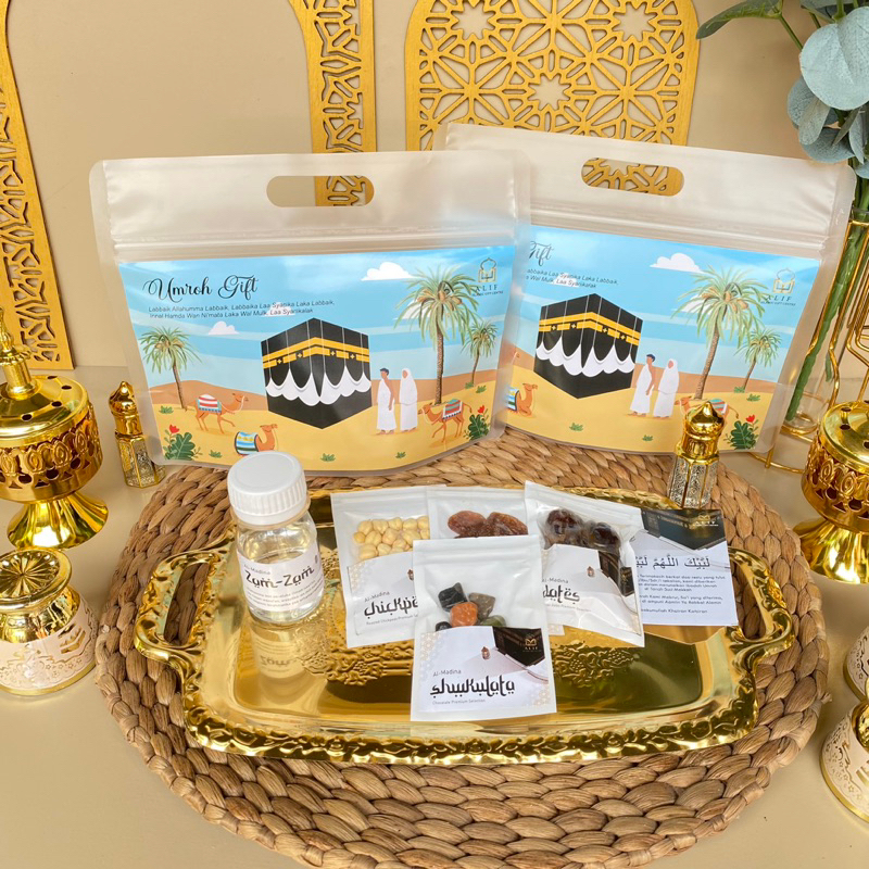 

Rabbani BIRU Hampers Kemasan cantik Oleh Oleh Umroh Haji bisa Request ucapan