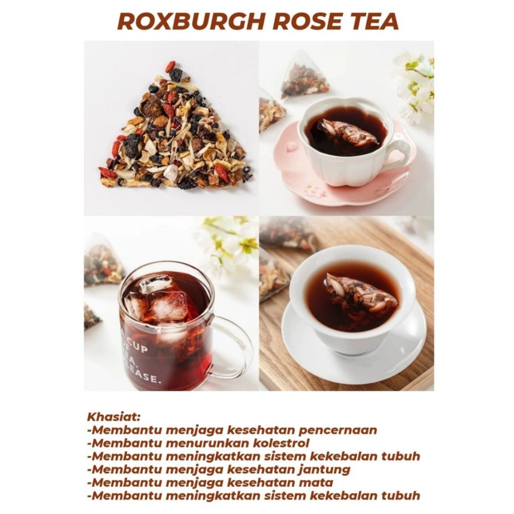 

ROXBURGH ROSE TEA/MURBEI/ROXBURGH/ANGCO/LILI/ROSE/WOLFBERRY/GOJIBERRY/