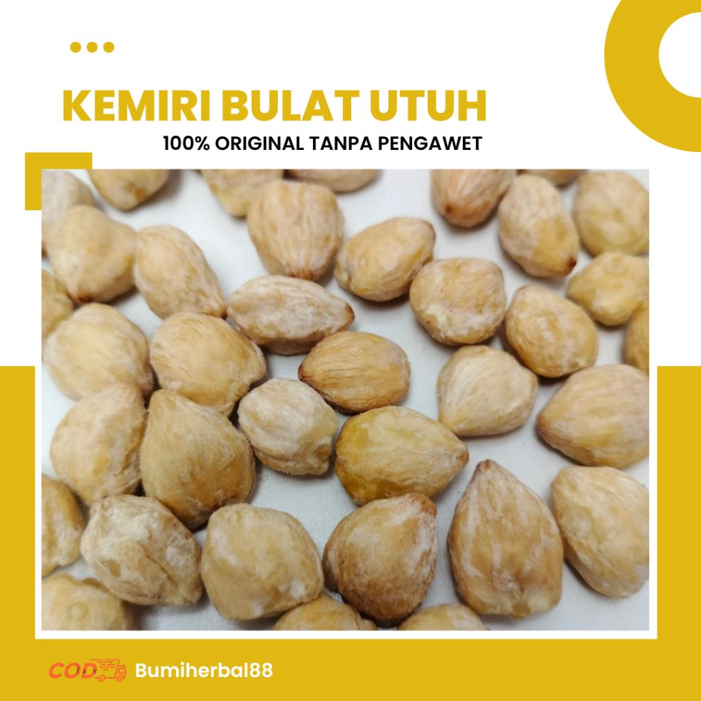 

Kemiri Bulat Utuh Grade A