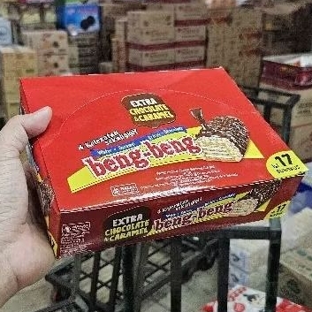 

ED 08.25 - BOX 17*25GR - BENG BENG WAFER COKLAT BENG-BENG ISI 17 PCS - livePop