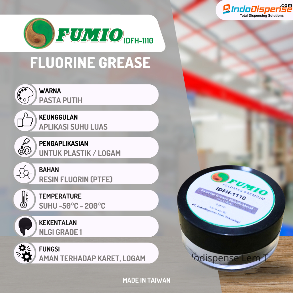 Fumio IDFH-001,PTFE Fluorine Grease Pelumas Teflon