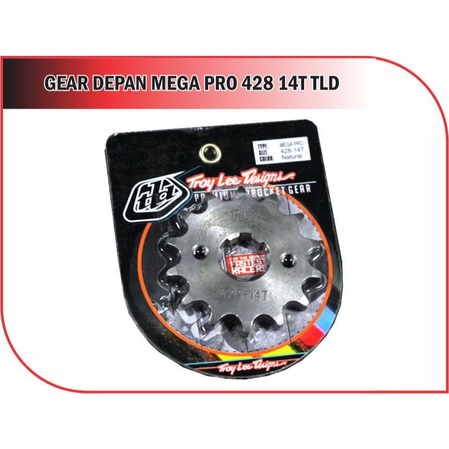 Gear Depan Mega Pro 428 14T Tld