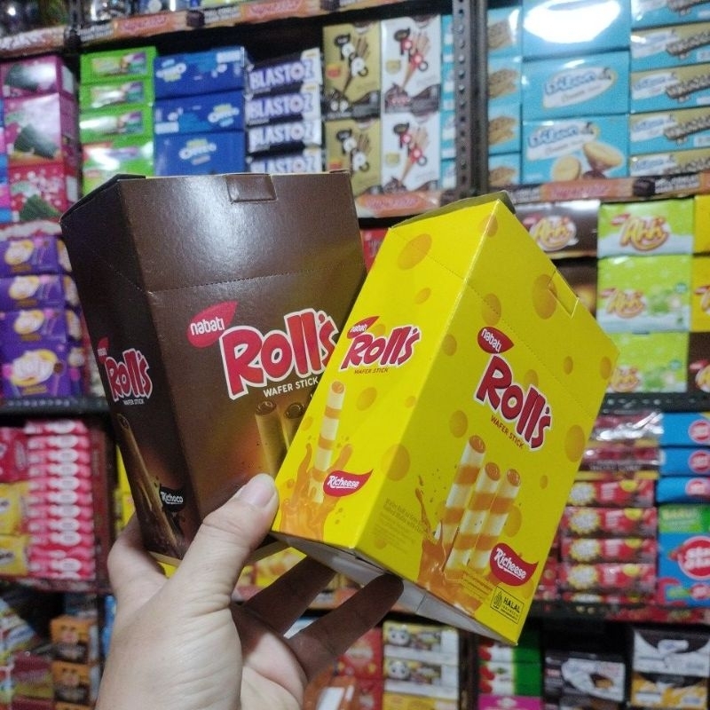 

Rolls wafer stick 1 box isi 20 pcs