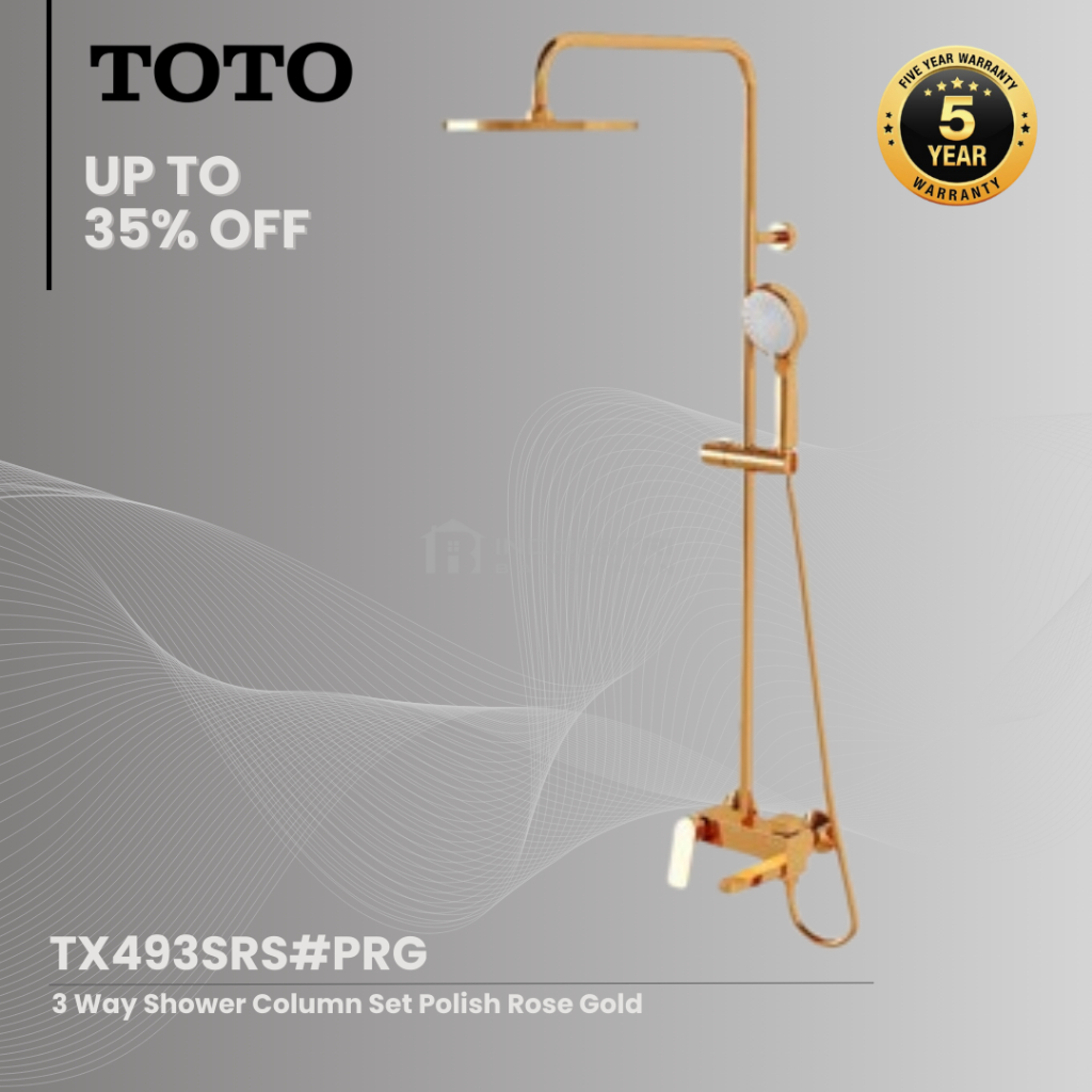 Shower Column TOTO TX493SRS#PRG Polish Rose Gold / Shower Tiang TOTO