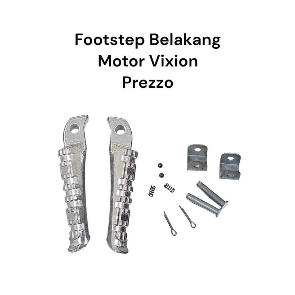 footstep belakang vixion old, vixion new pijakan kaki belakang motor prezzo anti  karat