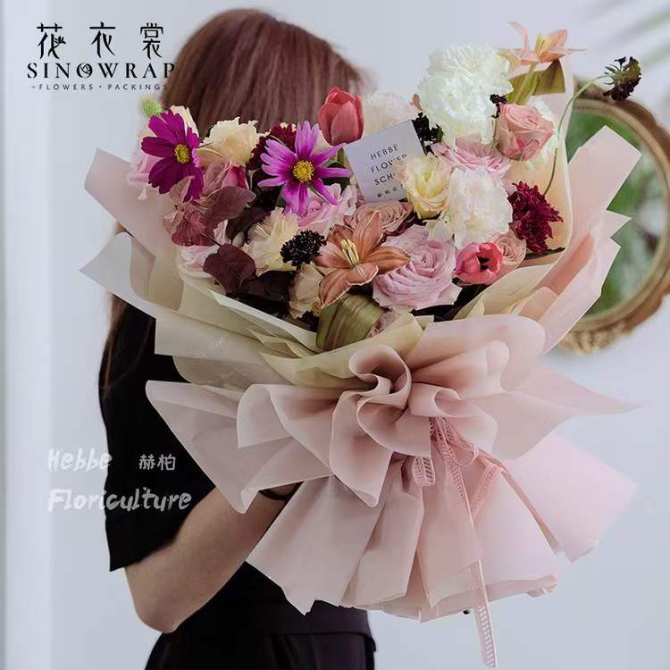 

HAPPY TIME KERTAS BUKET QCS 3D BUBBLE TEXTURE FLOWER WRAPPING PAPER MOTIF TIMBUL LIST SNOWl