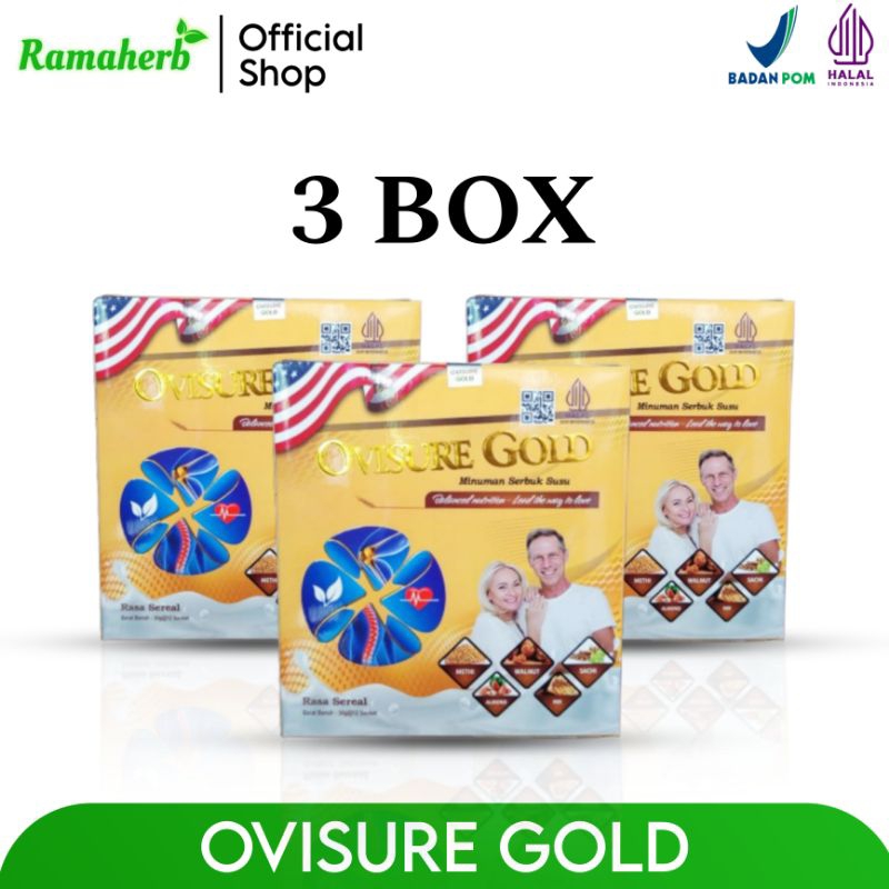

Ovisure Gold Milk Original 3 Box Susu Tulang & Sendi