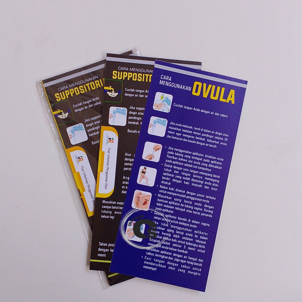 

Flyer Cara Menggunakan Ovula - Penggunaan Suppositoria - PIO - Apotek - Farmasi