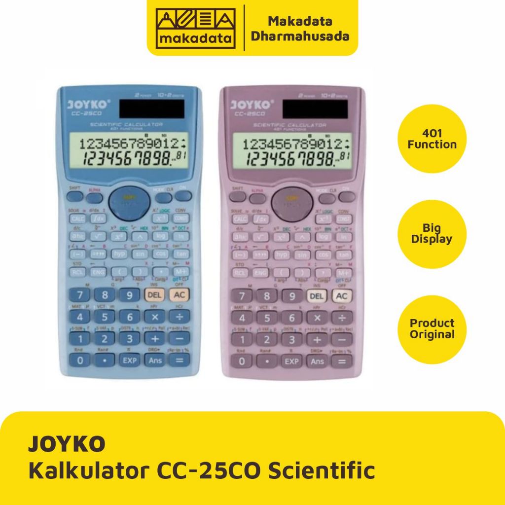 

CALCULATOR | KALKULATOR JOYKO CC-25CO SCIENTIFIC