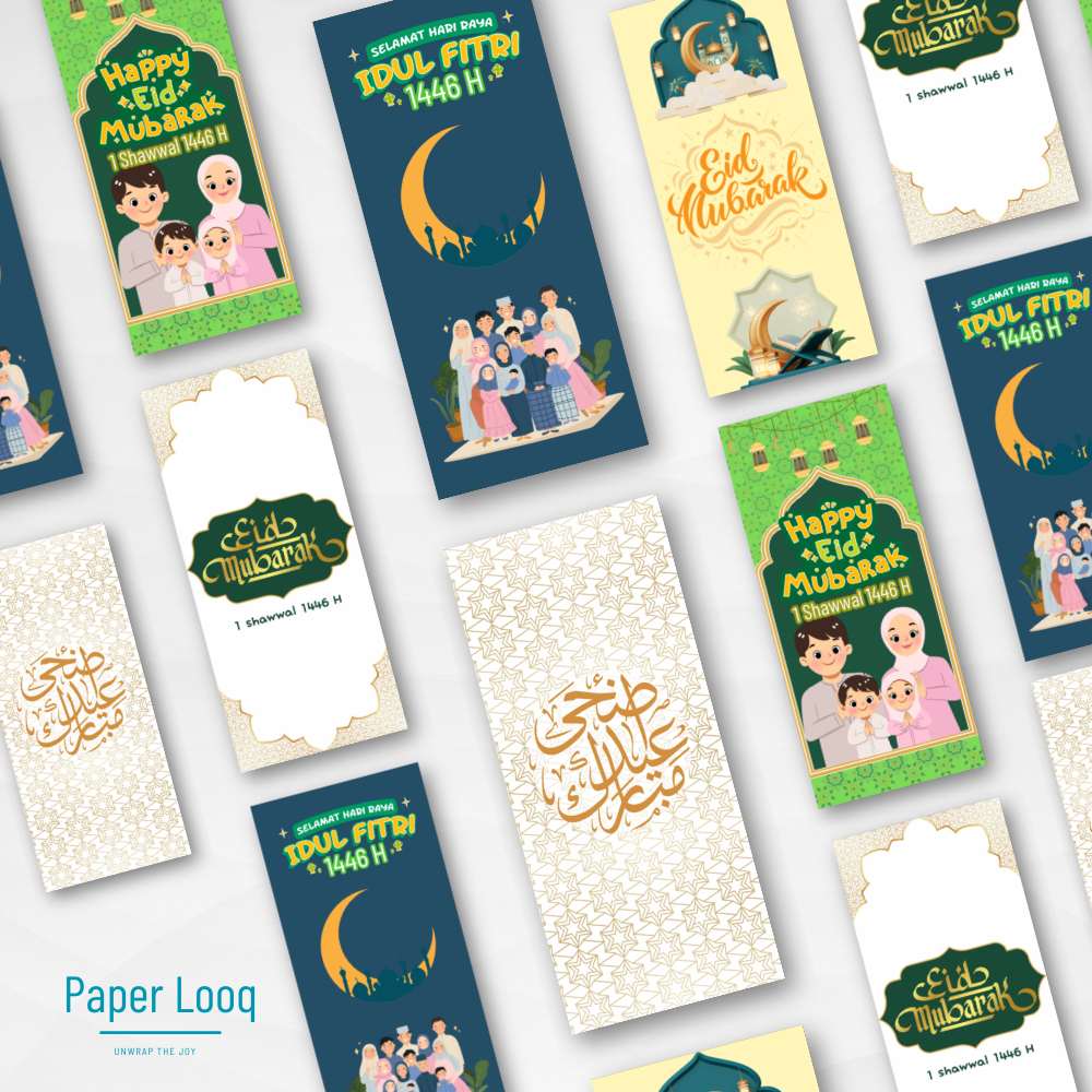 

Paket amplop lebaran 10 pcs / amplop panjang / amplop lebaran estetik / amplop thr