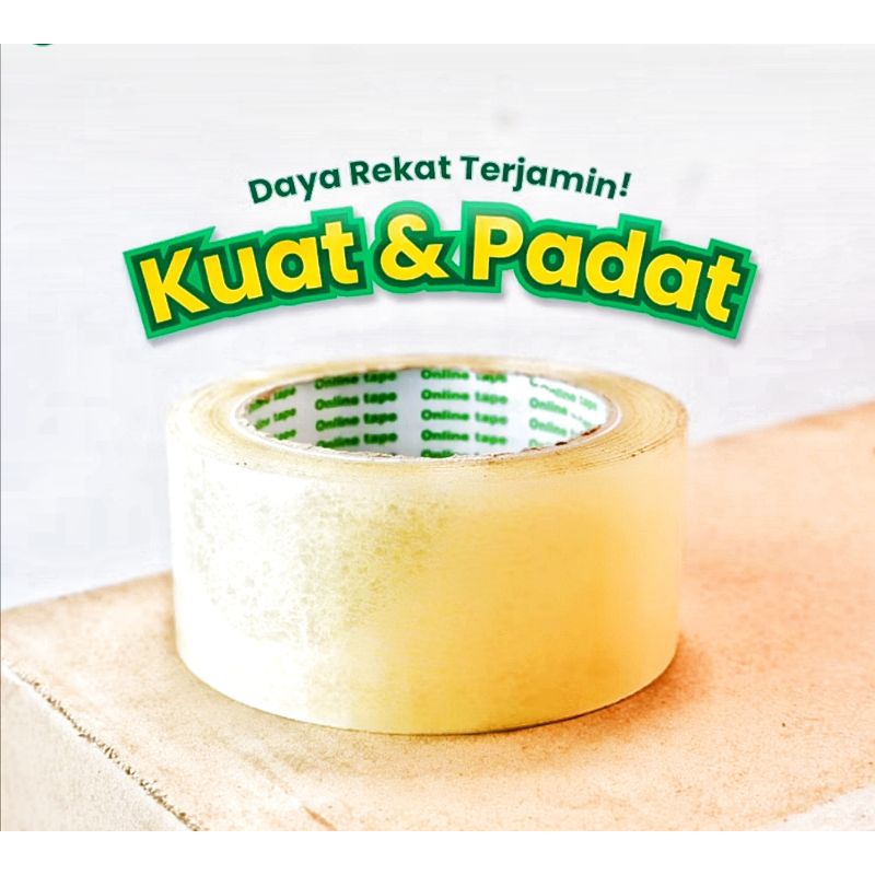 

Lakban Bening / Lakban Cokelat / 2inch 45mm x 100yard