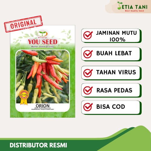 [STOK TERBARU] BENIH CABE RAWIT | CABAI RAWIT ORION (10gr) - YOU SEED