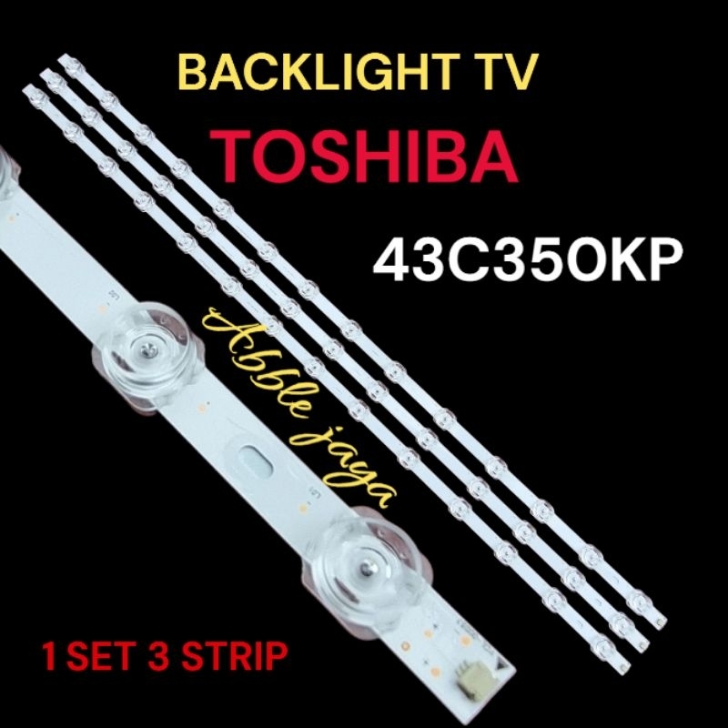 BACKLIGHT TV TOSHIBA 43 INCH 43C350KP