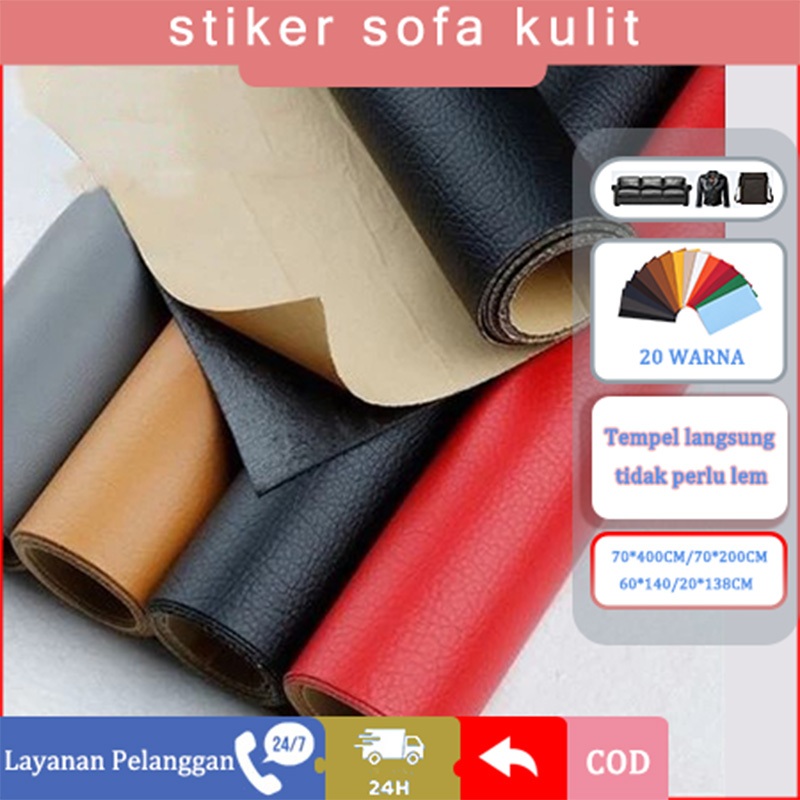 COD Tambal sofa kulit Lem sofa kulit Sticker Kulit Sofa Leather Repair Sticker Cover Perbaikan