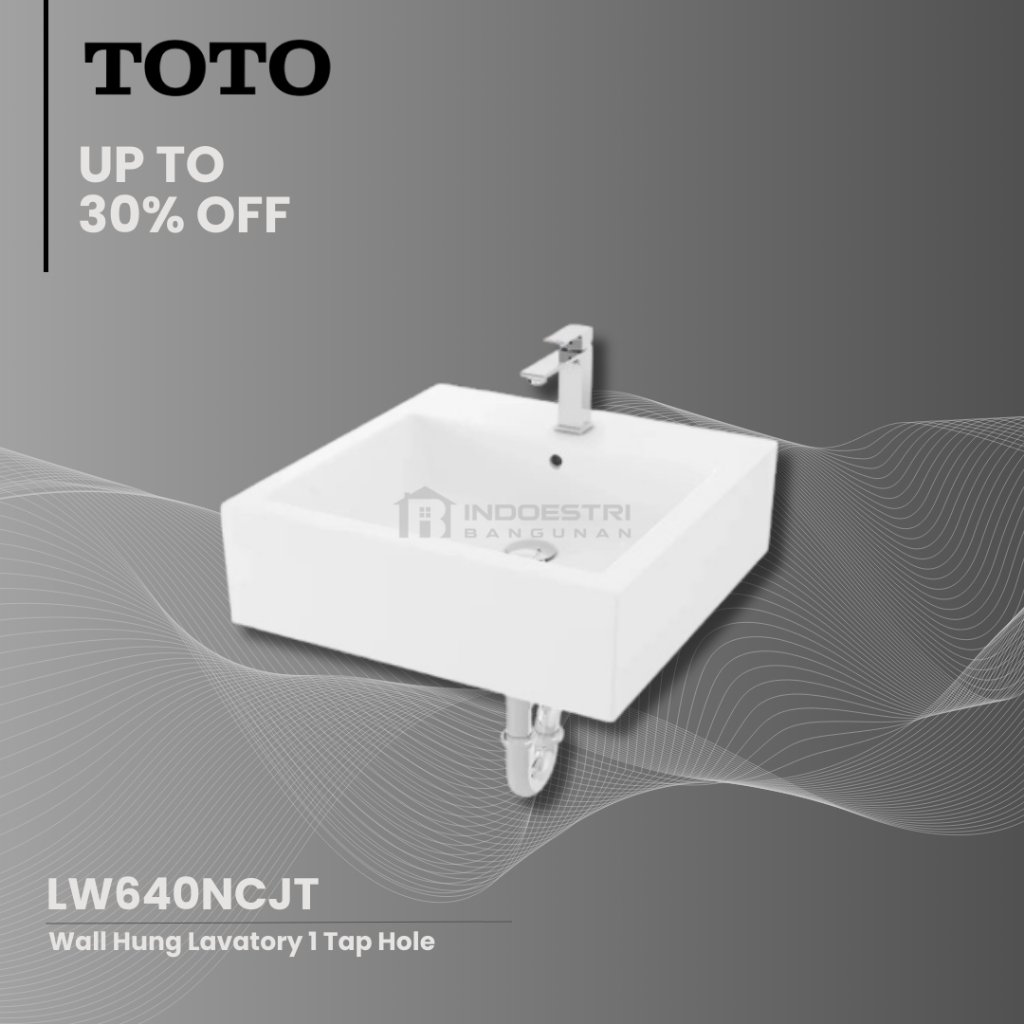 Wastafel TOTO LW 640 NCJT / Wastafel Gantung TOTO (Body Only)