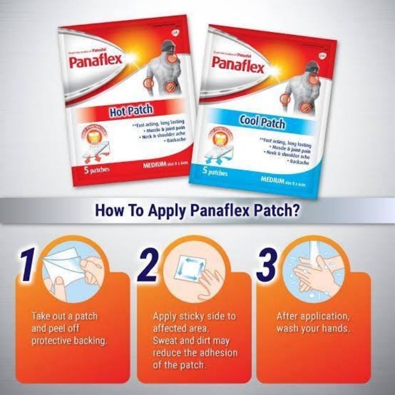 Panaflex Hot Patch / Panaflex Cool Patch isi 5 Panaflex Koyo Hot / Cool isi 5 READY STOCK