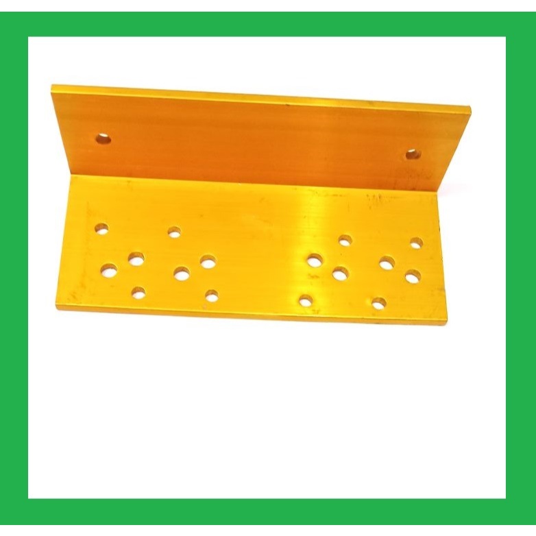 HEATSINK SIKU L 4.5cm x 6cm x 4.5mm panjang 14 CM untuk transistor Jengkolan TO 3