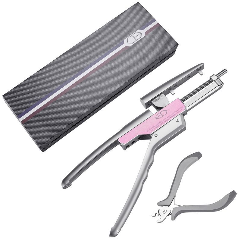 6D 2 Generation Hair Extension Alat Sambung Rambut No-Trace Hair Extension Dengan Hair Remove Plier