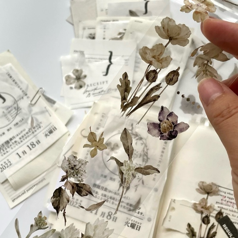 

Jinjin Plant Illustration PET Tape