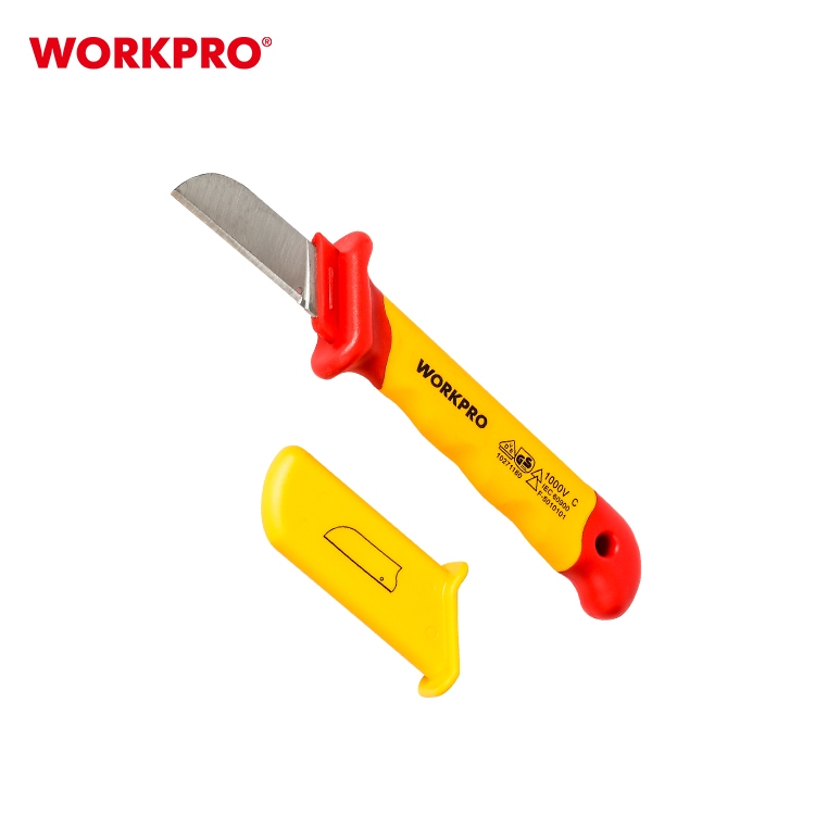 

WORKPRO WP344004 50X180mm Insulated Cable Knife (Straight) (Pisau Potong Kabel)