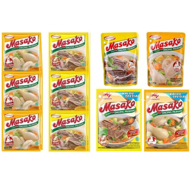 

Masako Daging Pilihan Sapi & Ayam