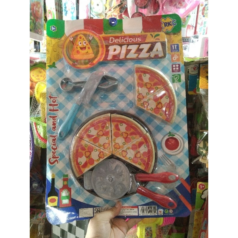 Sendy toys pizza Mozarella mainan pizza fast food