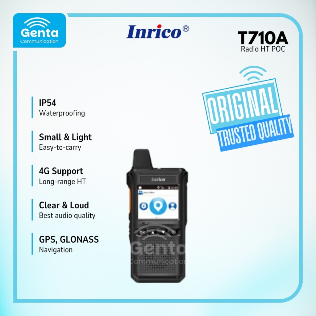 HT PoC INRICO T710A / HANDY TALKY INRICO T710A / Poc HT T710A T-710A GARANSI BARU ORIGINAL TERMURAH