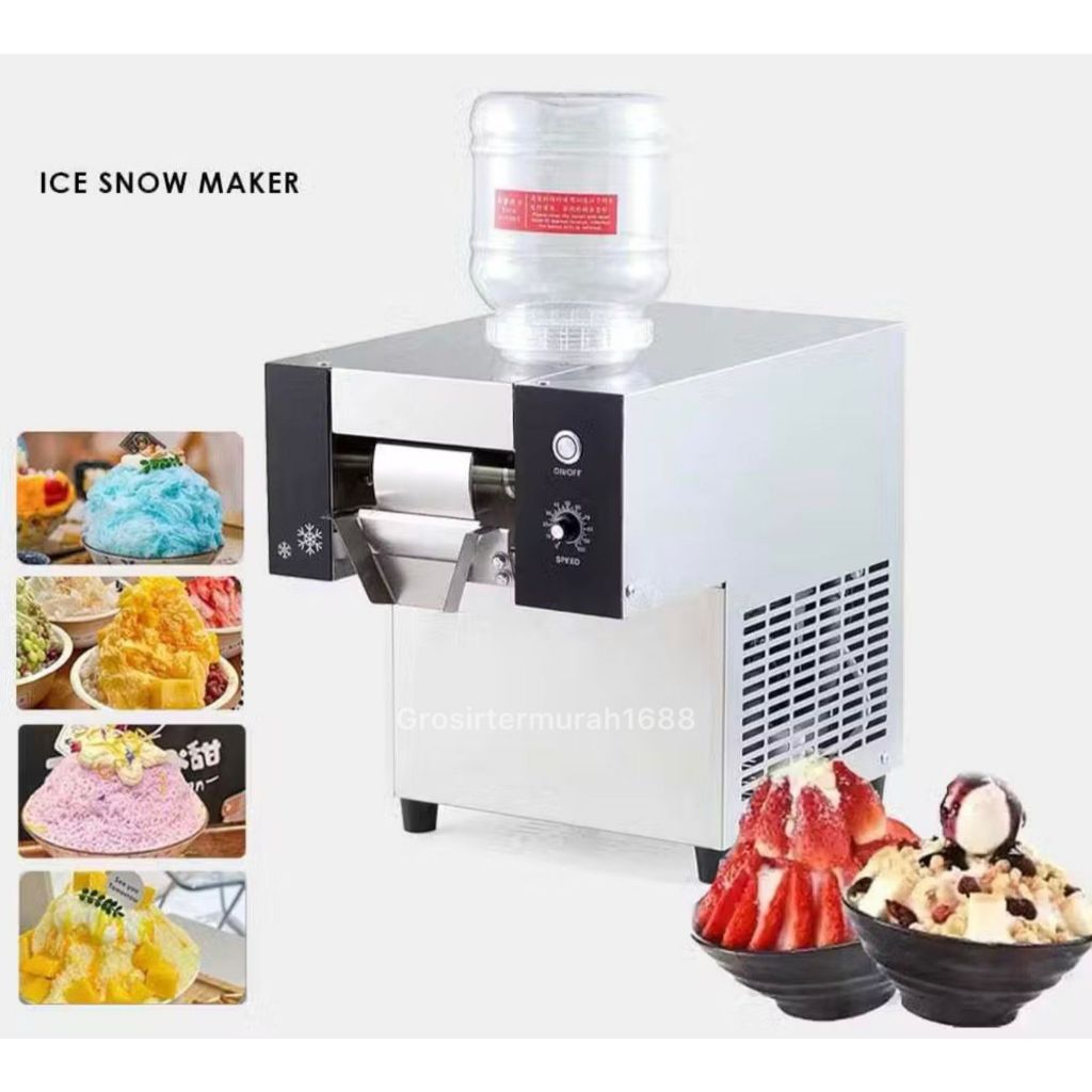 Mesin Es Krim Bingsoo 360watt 80kg/24jam Bingsu Korea Snow Ice Machine Es Krim Serut Salju