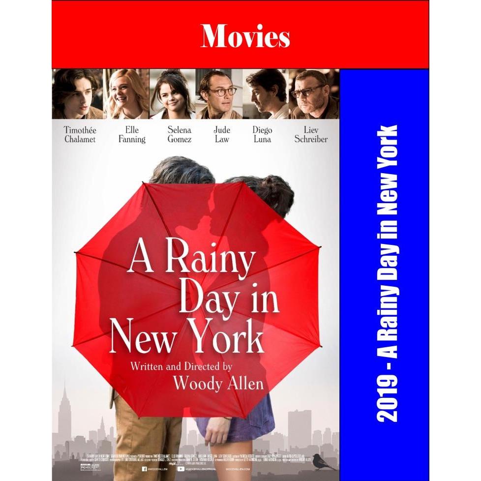 DVD - A Rainy Day in New York (2019)