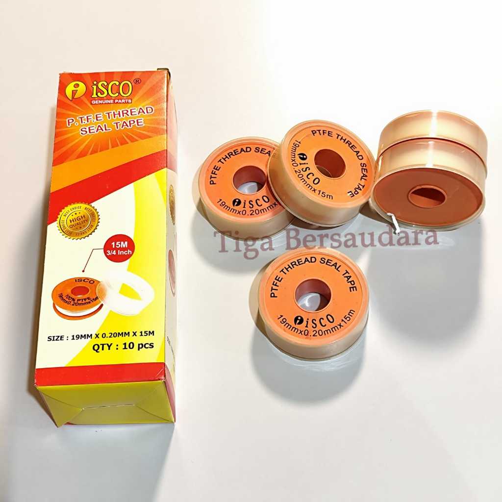 Seal Tape Besar 15 meter PTFE ISCO Sealtape Jumbo Isolasi Pipa