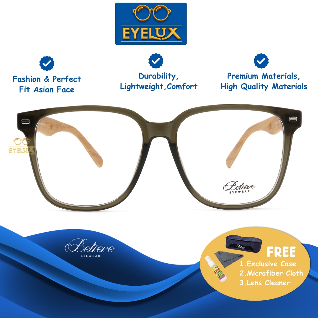 Believe Eyewear /  BV M-3826 / 55-16-147 /  Frame Kacamata Believe Eyewear ORIGINAL