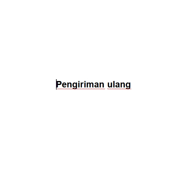 

Pengiriman ulang