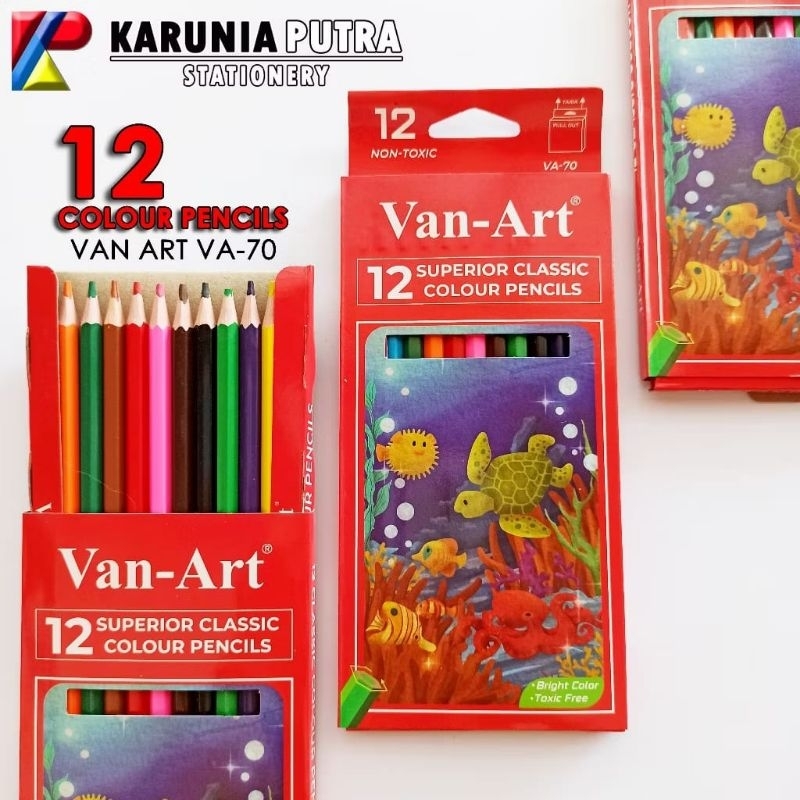 

VAN - ART pensil warna isi 12 warna
