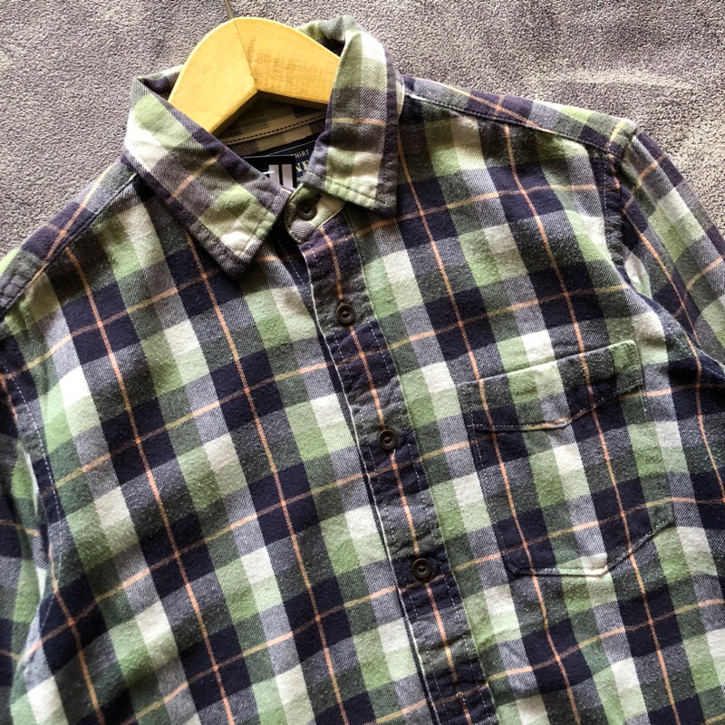 Outer Veterano Flannel UN*QQ*LO Second 100% Cotton,Size fit M,Outer veterano flannel second outer fl
