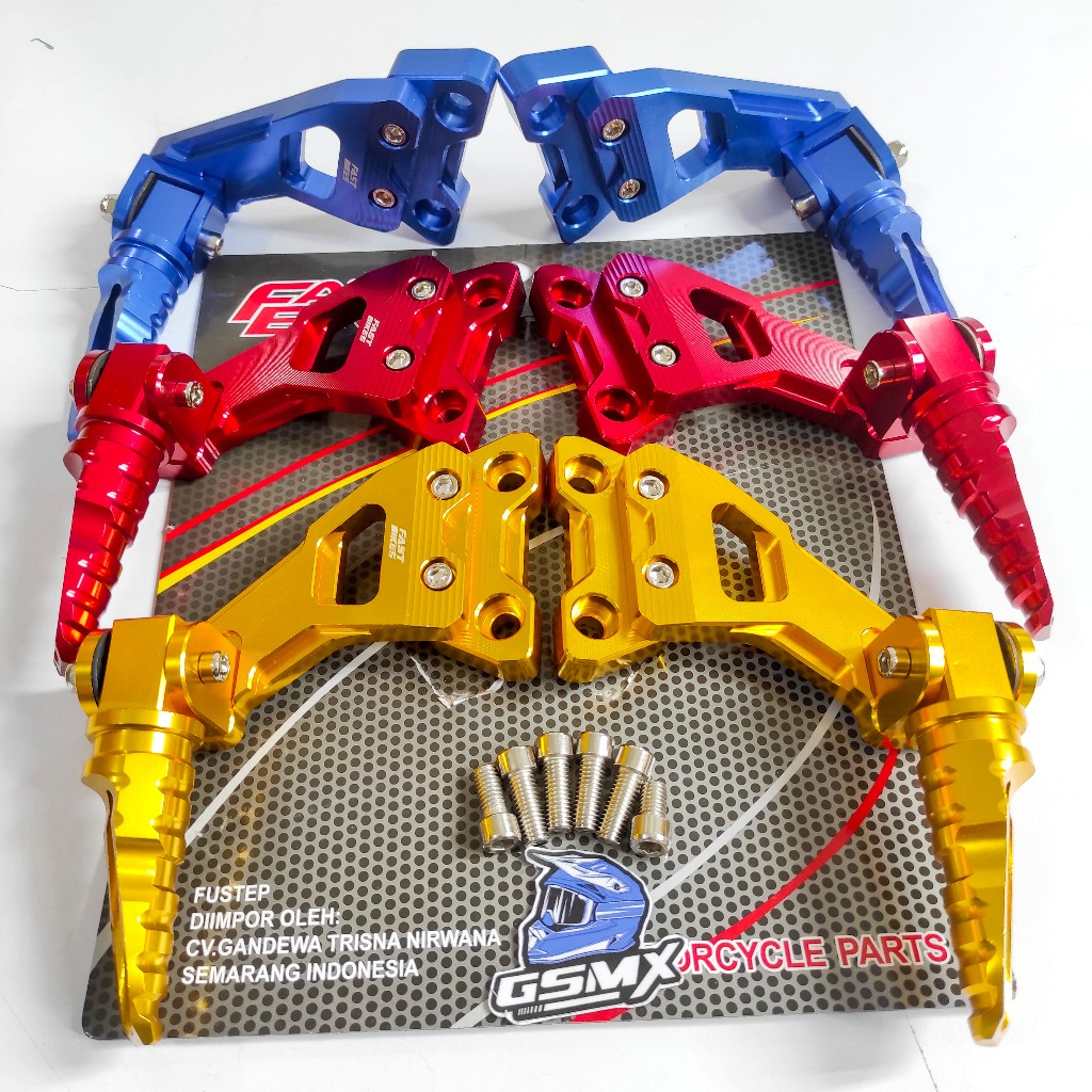 FOOTSTEP BELAKANG CNC KLX 150 DTRACKER 150 KLX BF PIJAKAN KAKI BELAKANG KLX