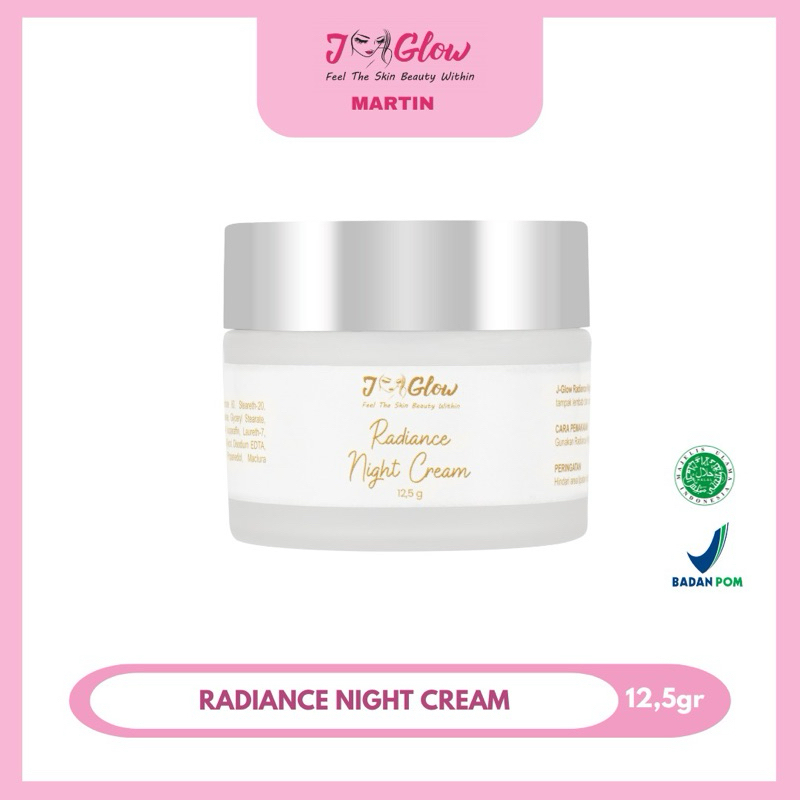 J-glow Cream Malam Radiance - Jglow Skincare Cream Malam 100% Original